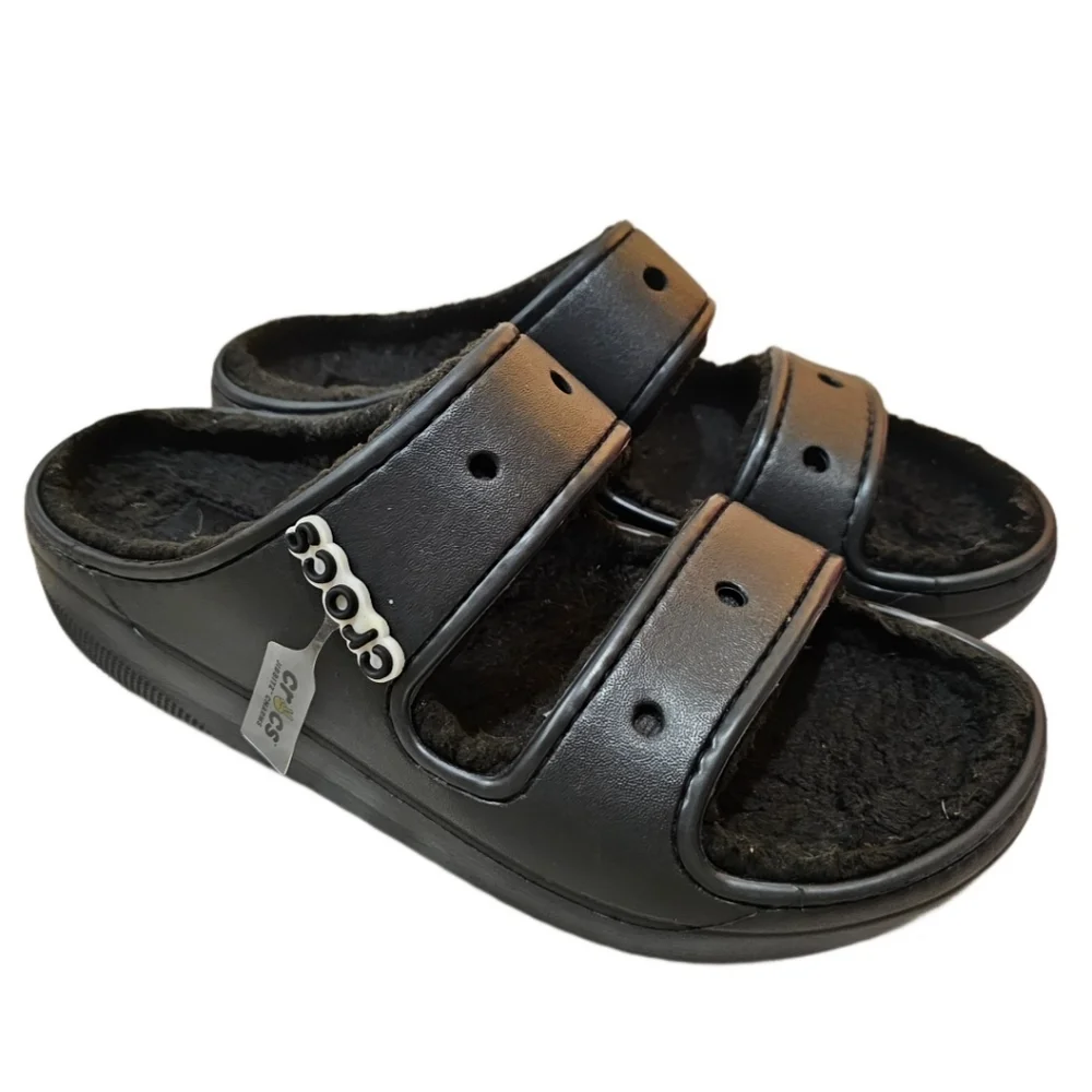 **SOLD** Crocs Adult Classic Cozzzy Sandals - Picture 2 of 9